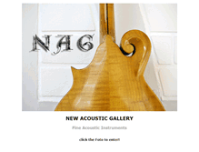 Tablet Screenshot of newacousticgallery.com